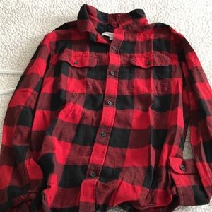 Old navy boys Buffalo plaid shirt